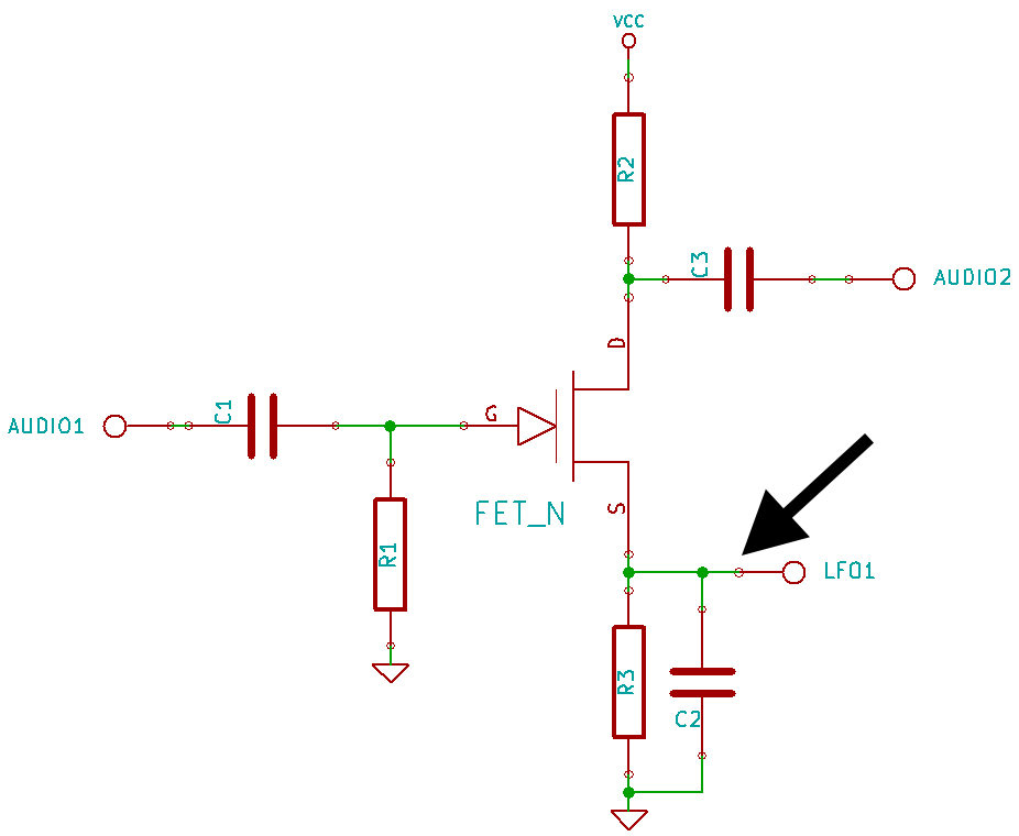 FET bias schematic.