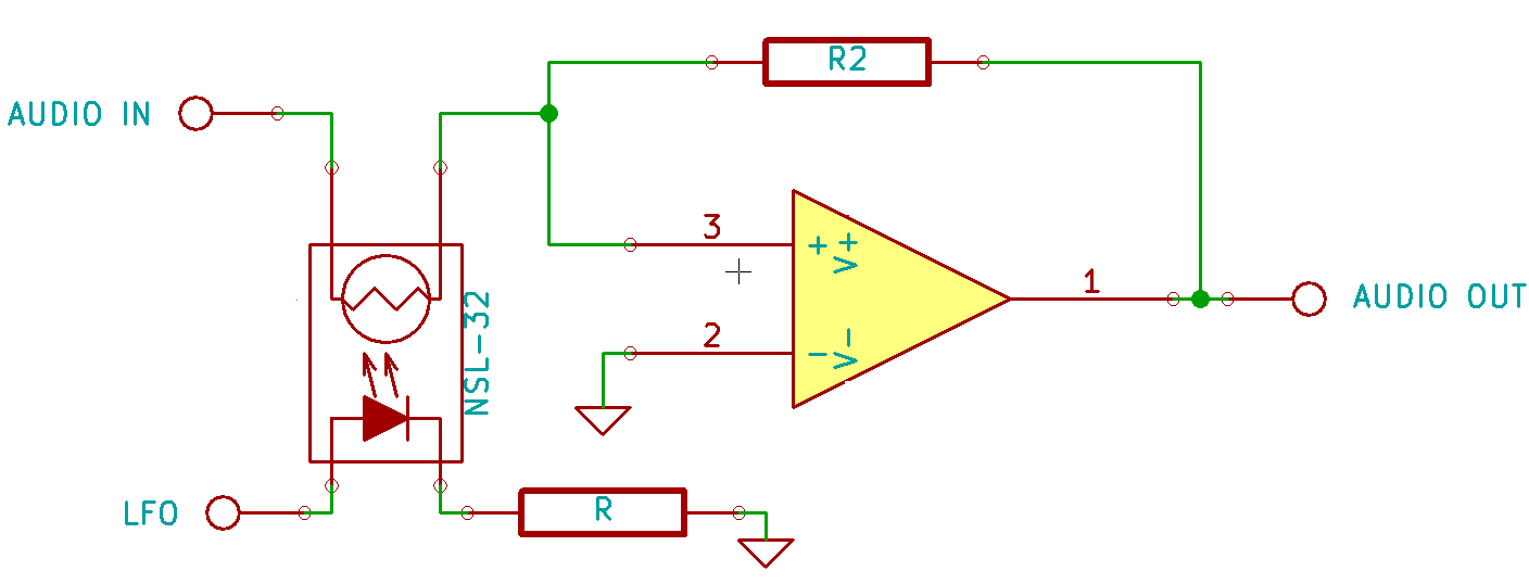 NSL-32 Controlling opamp gain